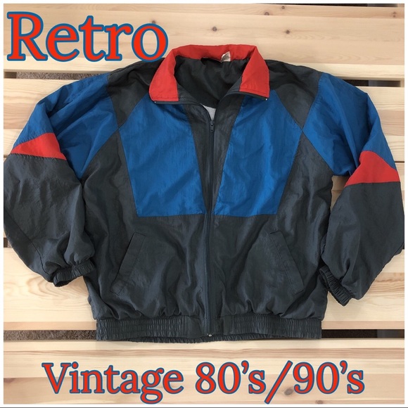 Vintage Other - Vintage Retro Windbreaker Fun Colors Unisex Men